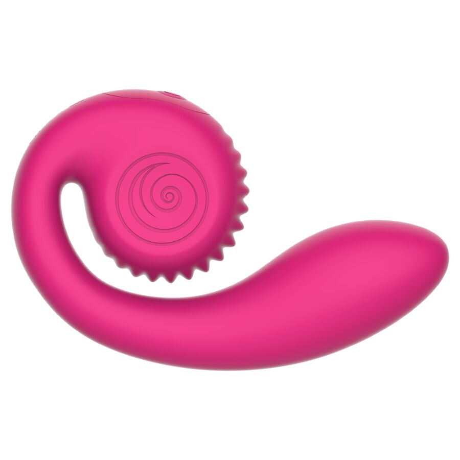 Ilhaerotica - SNAIL VIBE - GIZI LITE VIBRADOR ROSA DUPLO PARA PONTO G E CLITÓRIS