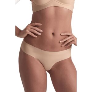 BYE-BRA – PACK 2 TANGAS INVISIBLES BEIGE Y NEGRO TALLA M
