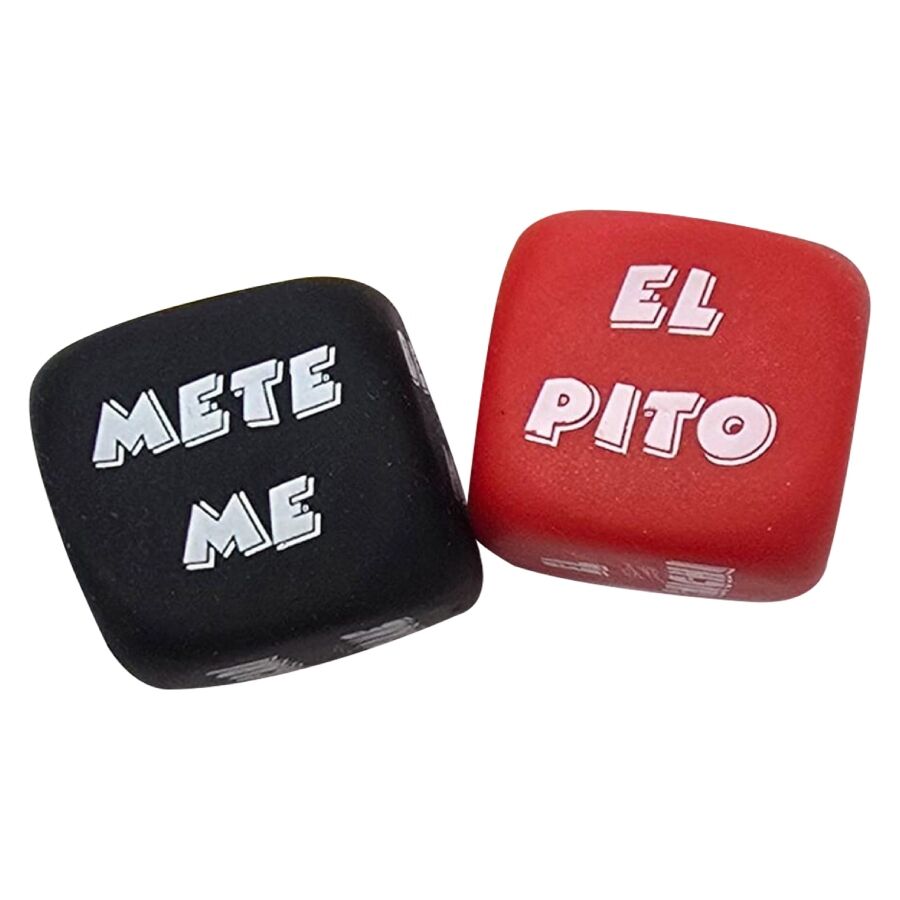 Ilhaerotica - DIABLO PICANTE - 2 DADOS DE AÇÃO E PARTE DO CORPO (COR ALEATÓRIA)