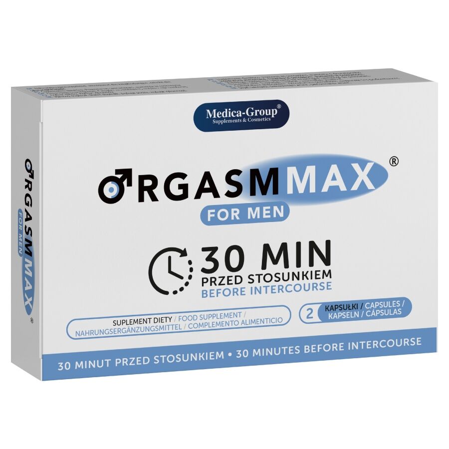 Ilhaerotica - MEDICA GROUP - ORGASM MAX PARA HOMENS - 2 CÁPSULAS