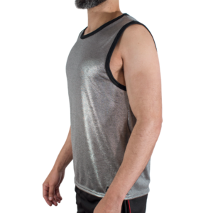 MACHO – CAMISETA COM GLITTER FINO TAMANHO L/XL