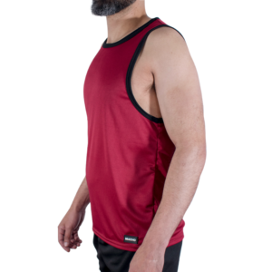 MACHO – CMV003 CAMISETA DE GINÁSTICA MARROM TAMANHO S/M