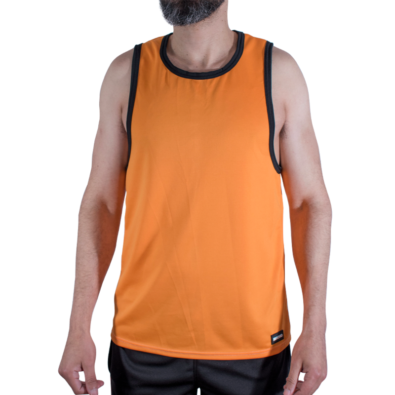 Ilhaerotica - MACHO - CMV005 CAMISETA DE GINÁSTICA LARANJA TAMANHO P/M