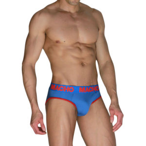 MACHO – MCH005 SLIP CLÁSSICO AZUL + VERMELHO S