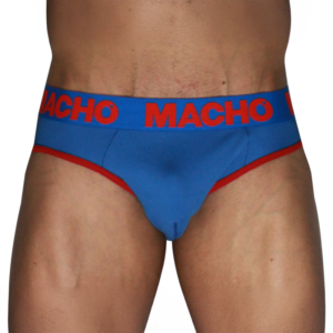 MACHO – MCH005 SLIP CLÁSSICO AZUL + VERMELHO S