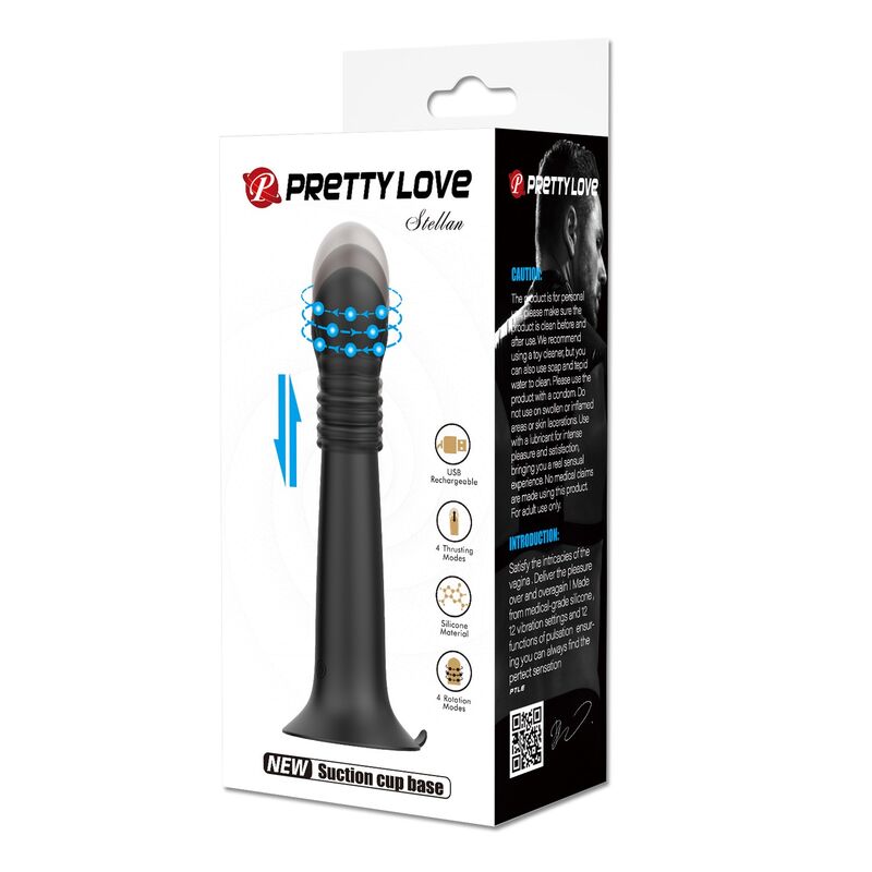 PRETTY LOVE - STELLA MASSAGEADOR ROTATIVO E DE IMPULSÃO RECARREGÁVEL POR USB - Image 3