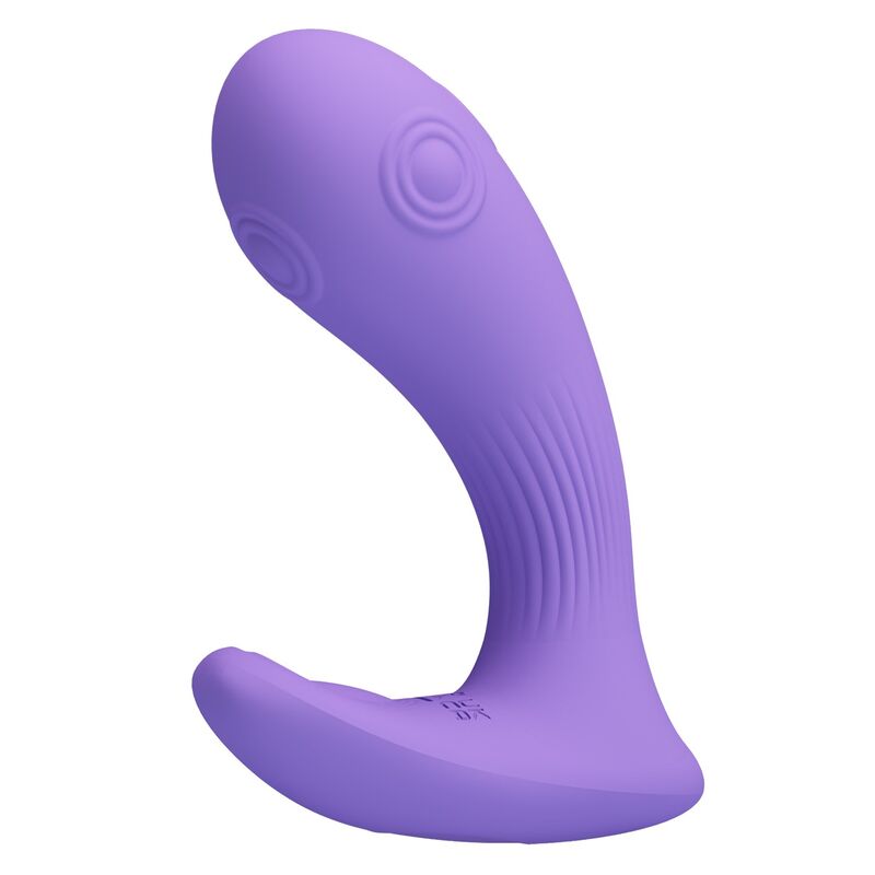 Ilhaerotica - PRETTY LOVE - VIBRADOR DE DUPLA ESTIMULAÇÃO RECARREGÁVEL ANDROMEDA ROXO