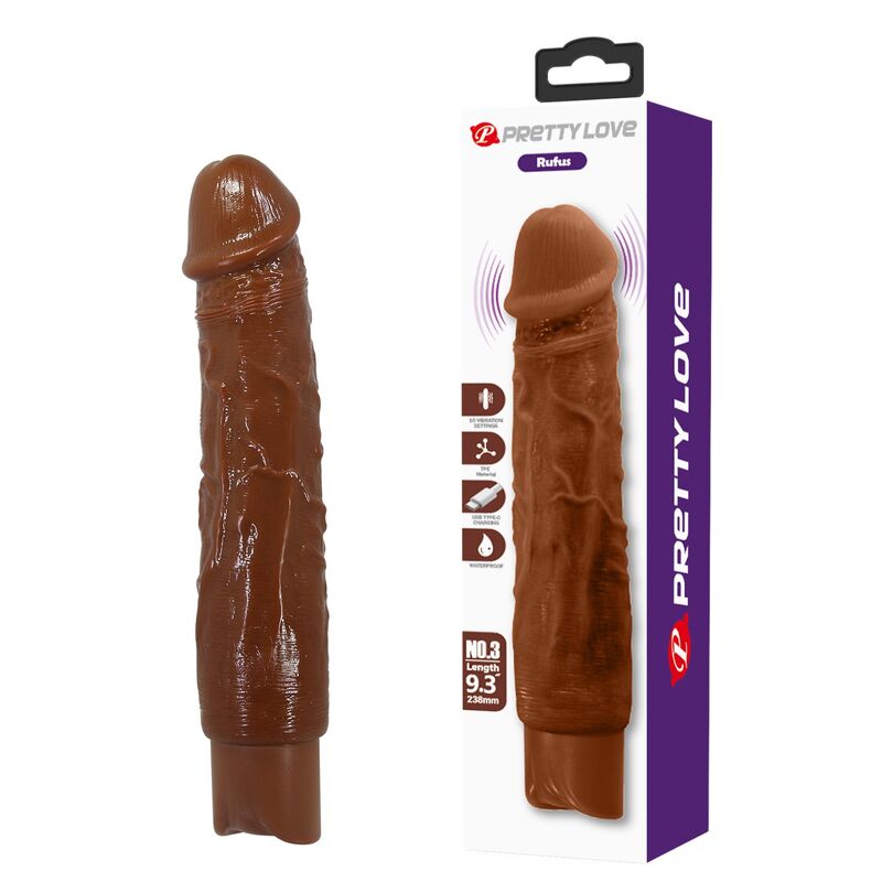Ilhaerotica - PRETTY LOVE - VIBRADOR REALISTA DUKE 23
