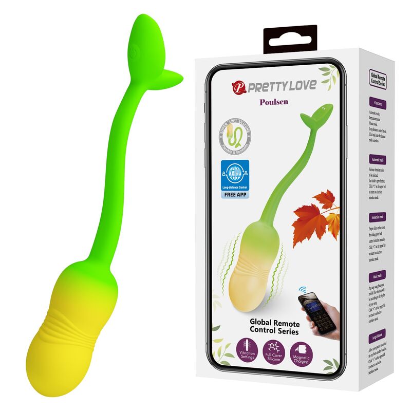 Ilhaerotica - PRETTY LOVE - OVO VIBRATÓRIO COM CONTROLE POR APLICATIVO PULSEN