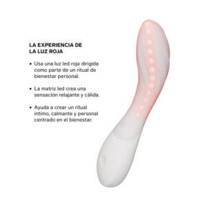 LELO – MONA SPECTRA MASSAGEADOR ÍNTIMO DE LUZ VERMELHA RECARREGÁVEL CONTROLADO POR APLICATIVO