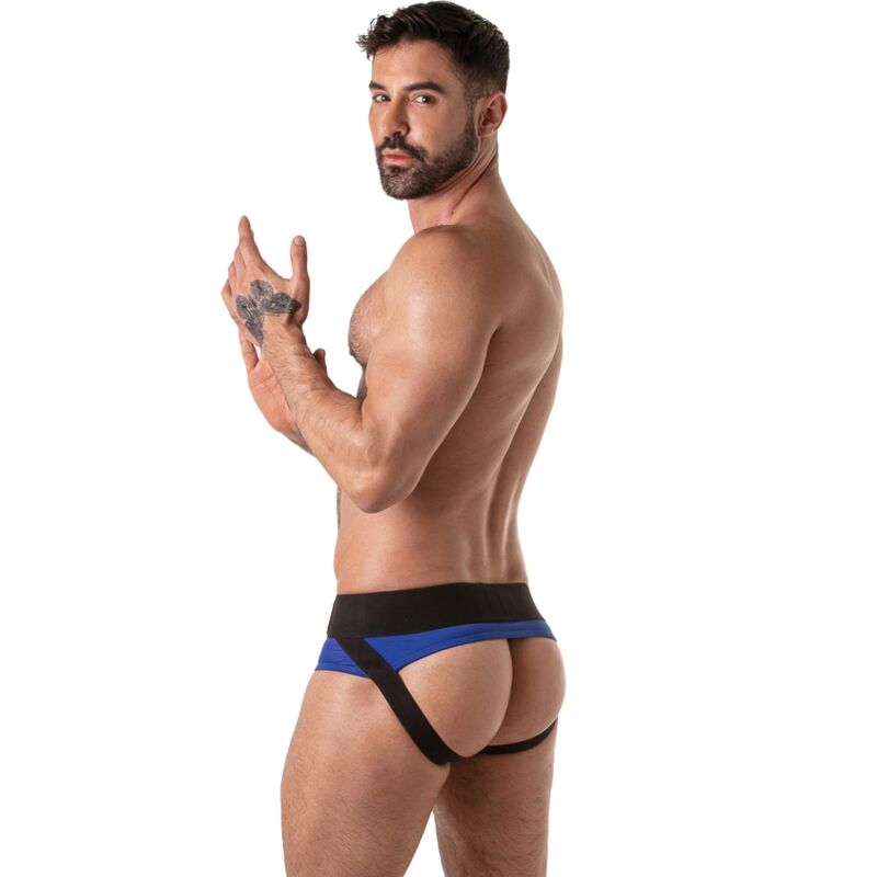 LOCKER GEAR - CUECA SUSPENSA COM CÓS LARGO AZUL S - Image 3