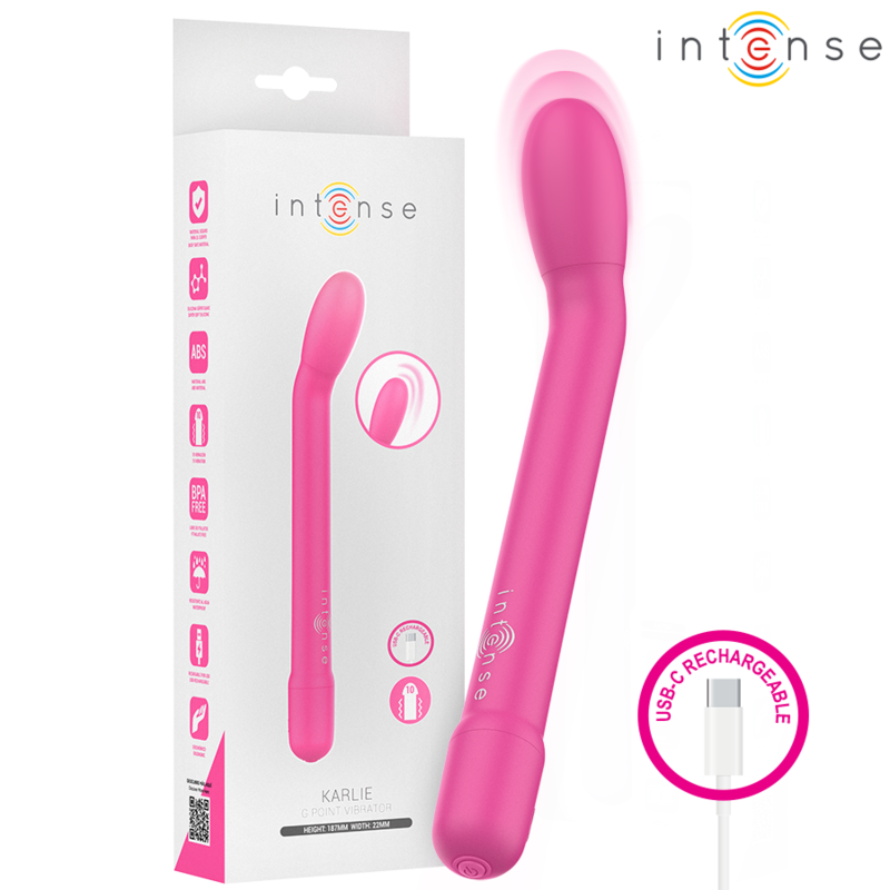 Ilhaerotica - INTENSE - ESTIMULADOR DE PONTO G RECARREGÁVEL KARLIE ROSA