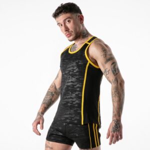 LOCKER GEAR – REGATA AMARELA COM ACESSO MILITAR COMPLETO S