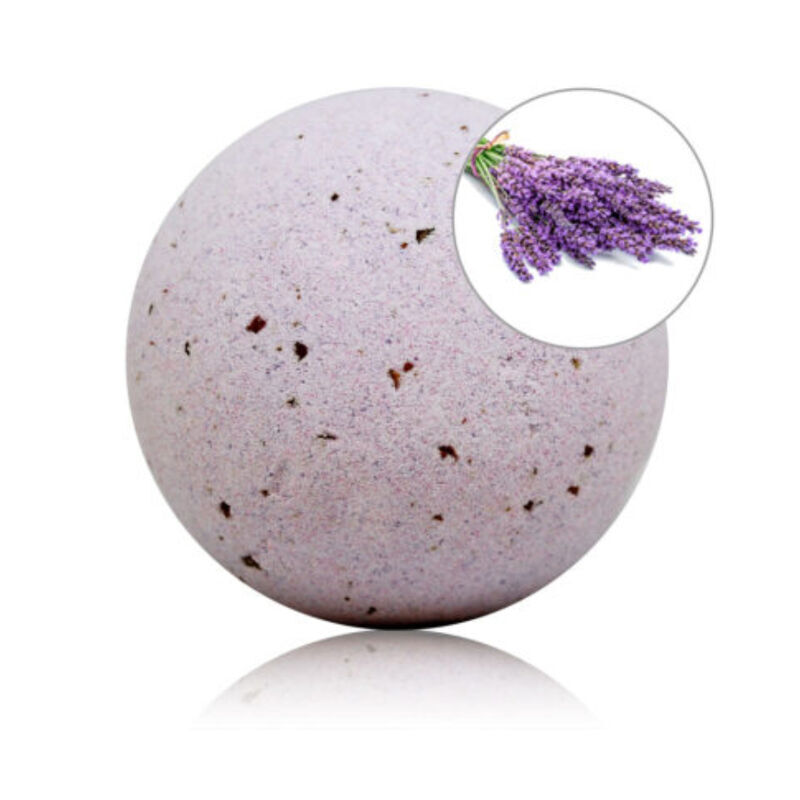 Ilhaerotica - TALOKA - BOMBA DE BANHO PERFUMADA DE LAVANDA COM PÉTALAS DE ROSA