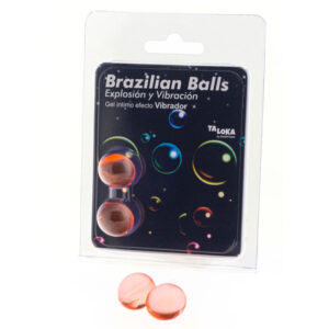 TALOKA – 2 BOLAS BRASILEIRAS EFEITO VIBRATÓRIO GEL EMOCIONANTE