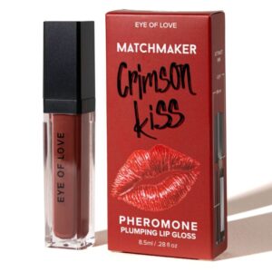 EYE OF LOVE – MATCHMAKER CRIMSON KISS BRILHO LABIAL VERMELHO COM EFEITO VOLUMIZADOR E FEROMÔNIOS 8,5 ML