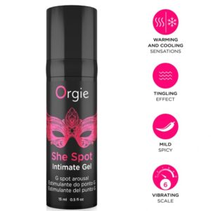 ORGIE – SHE SPOT G-SPOT GEL ÍNTIMO PARA EXCITAÇÃO 15 ML
