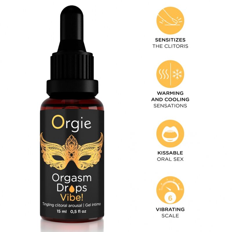 Ilhaerotica - ORGIE - GOTAS VIBRATÓRIAS PARA ORGASMO! 15 ML