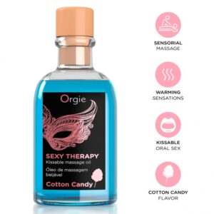 ORGIE – MASSAGEM LABIAL COM ALGODÃO DOCE BEIJÁVEL – CONJUNTO DE MASSAGEM 100 ML