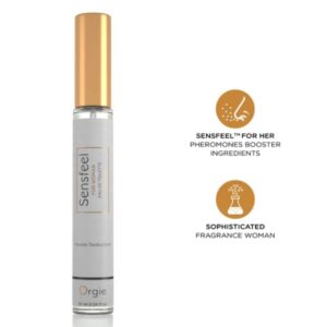 ORGIE – SENSFEEL PARA MULHERES, BOOSTER DE FEROMÔNIOS, EAU DE TOILETTE, TAMANHO VIAGEM 10 ML