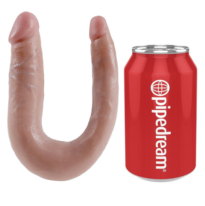 Ilhaerotica - KING COCK - DILDO DE DUPLA PENETRAO 12.7 CM NATURAL