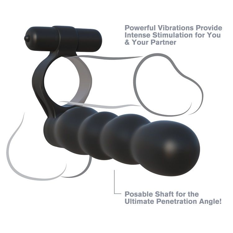 Ilhaerotica - FANTASY C-RINGZ - POSABLE DOUBLE PENETRATOR