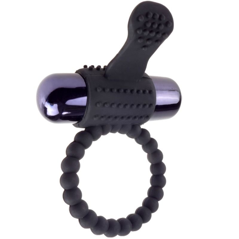 Ilhaerotica - FANTASY C-RINGZ - ANEL VIBRANTE DE SILICONE PRETO