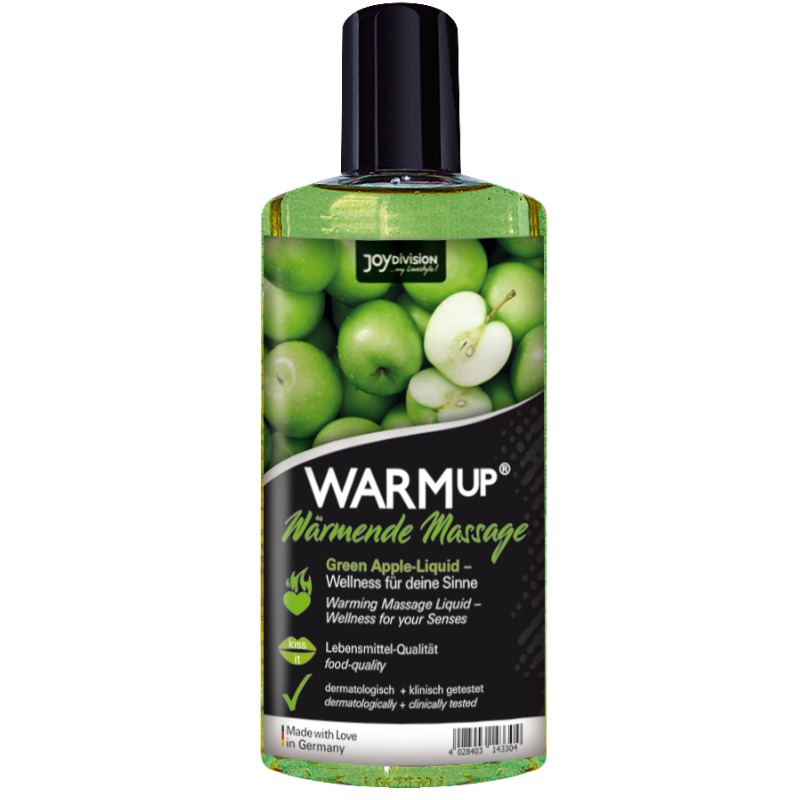Ilhaerotica - JOYDIVISION WARMUP - ÓLEO DE MASSAGEM MAÇÃ VERDE WARMUP - 150 ML
