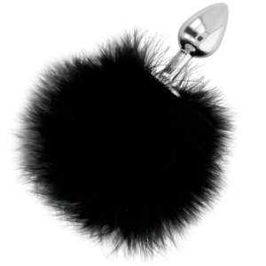 DARKNESS – PLUG ANAL EXTRA COM CAUDA PRETA 7 CM
