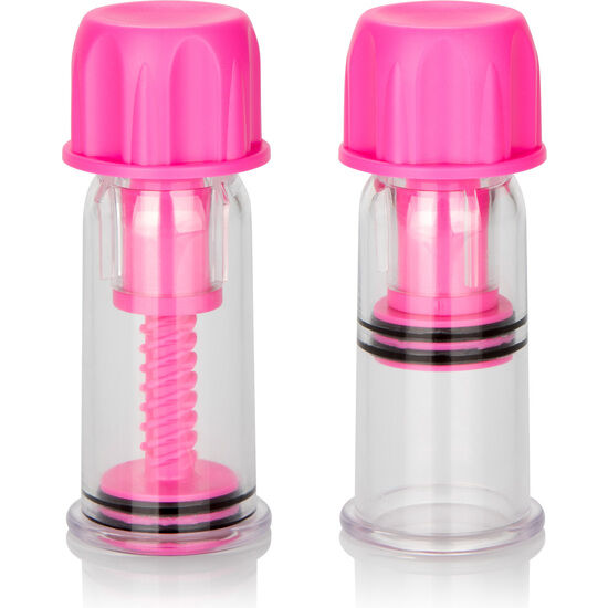 Ilhaerotica - CALEXOTICS - VENTOSA DE SUCÇÃO DE MAMILOS VACCUM TWIST ROSA
