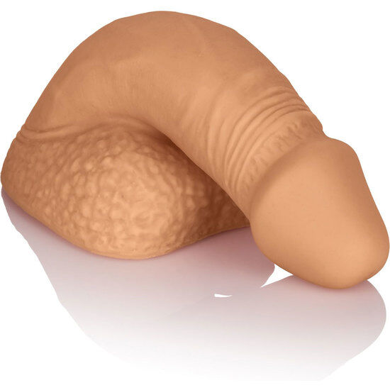 Ilhaerotica - CALEXOTICS - EMBALAGEM DE SILICONE PÊNIS 12.75 CM CARAMELO