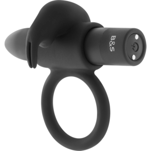 BLACK&SILVER – BURTON RING 10 MODOS DE VIBRAÇÃO PRETO