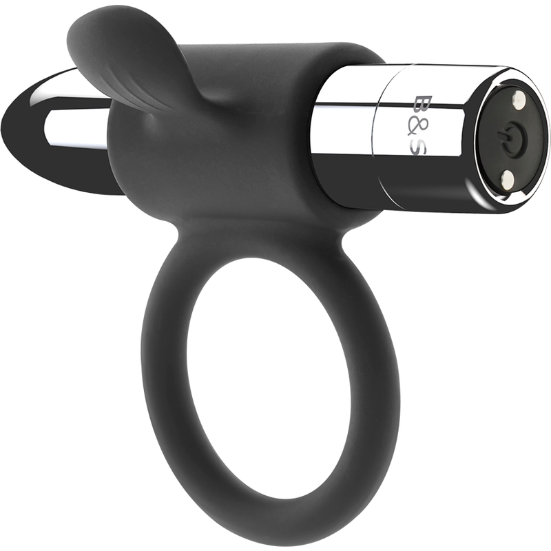 Ilhaerotica - BLACK&SILVER - ANEL RECARREGÁVEL CAMERON PRATA