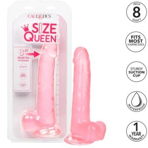 CALEXOTICS – DILDO QUEEN TAMANHO ROSA 20.3 CM