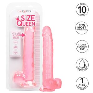 CALEXOTICS – DILDO QUEEN TAMANHO ROSA 25.5 CM