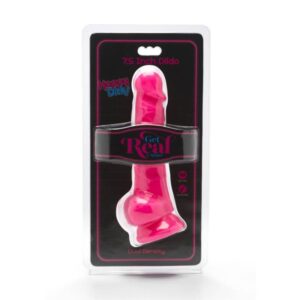 GET REAL – PAU FELIZ 19 CM COM BOLAS ROSA