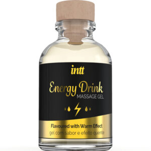 INTT MASSAGE & ORAL SEX – GEL DE MASSAGEM COM ENERGIA AROMATIZADA BEBIDA E EFEITO AQUECENTE