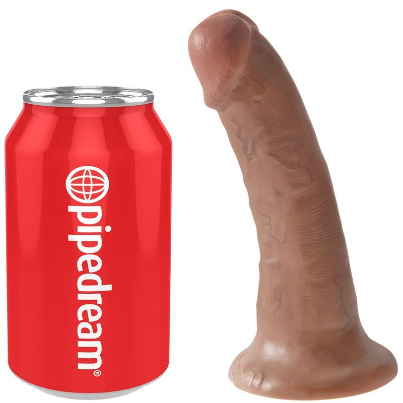 Ilhaerotica - KING COCK - PÊNIS REALÍSTICO 15 CM CARAMELO