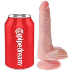 KING COCK – PÊNIS REALÍSTICO COM BOLAS 13.5 CM LEVE