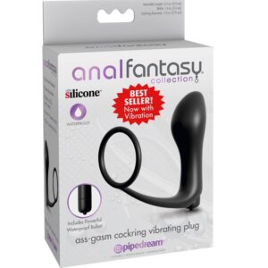 ANAL FANTASY ELITE COLLECTION – PLUG VIBRADOR DE ANAL COCKRING ASS-GASM