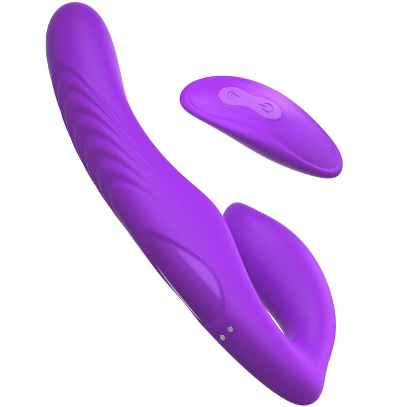Ilhaerotica - FANTASY FOR HER - VIBRADOR DE DUPLA PENETRAÇÃO CONTROLE REMOTO 9 NÍVEIS VIOLETA