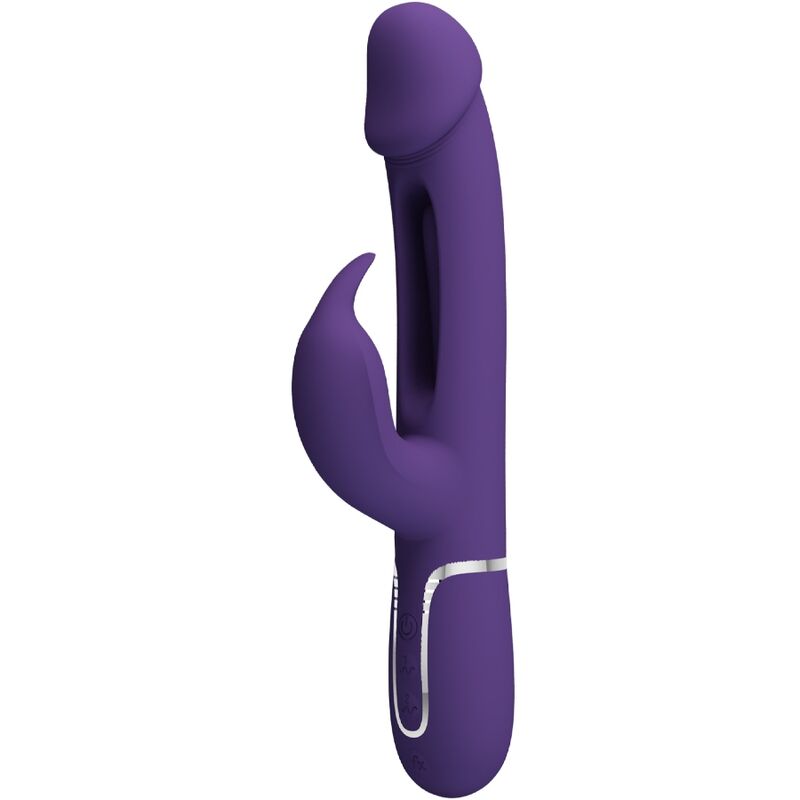 BONITO AMOR - KAMPAS COELHO VIBRADOR MULTIFUNÇÃO 3 EM 1 COM LÍNGUA VIOLETA - Image 2