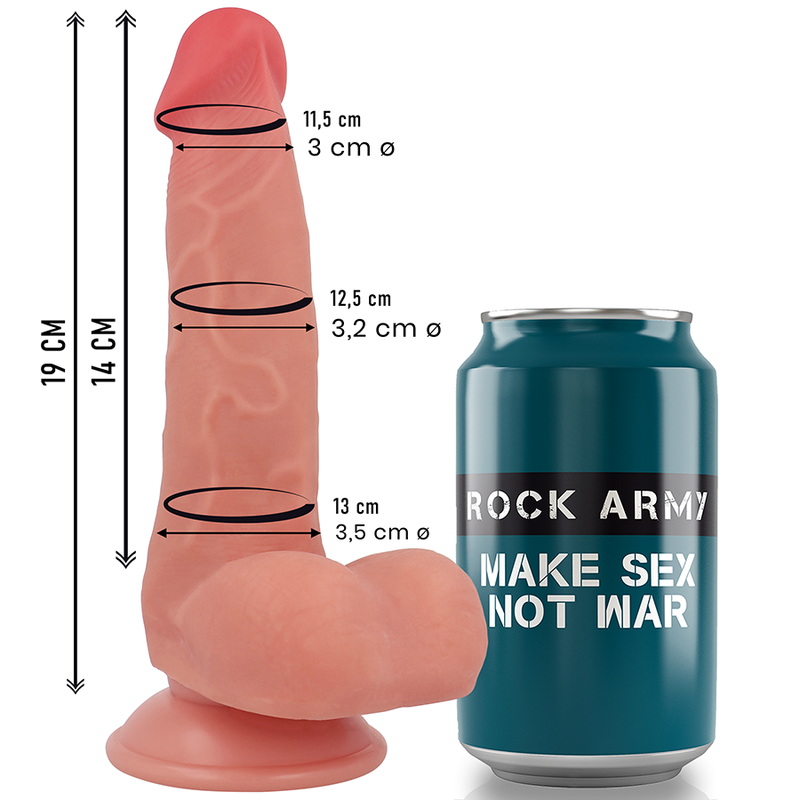 Ilhaerotica - ROCKARMY - SILICONE LÍQUIDO FOX 19 CM -O- 3