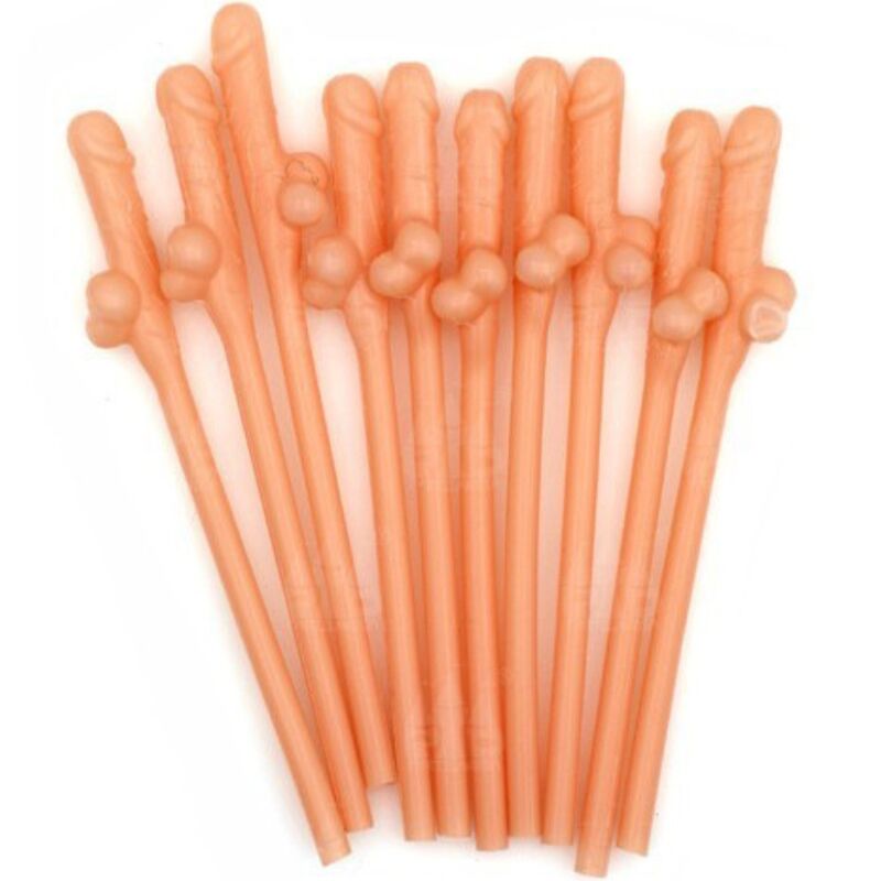 Ilhaerotica - DIABLO PICANTE - 10 CANUDOS EM FORMATO DE PÊNIS