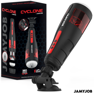 JAMYJOB – MASTURBADOR AUTOMÁTICO DE VAGINA CYCLONE 10 MODOS DE ROTAÇÃO E IMPULSO