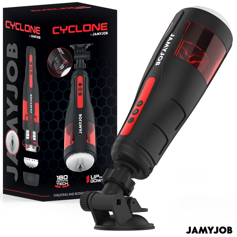 Ilhaerotica - JAMYJOB - MASTURBADOR AUTOMÁTICO DE VAGINA CYCLONE 10 MODOS DE ROTAÇÃO E IMPULSO