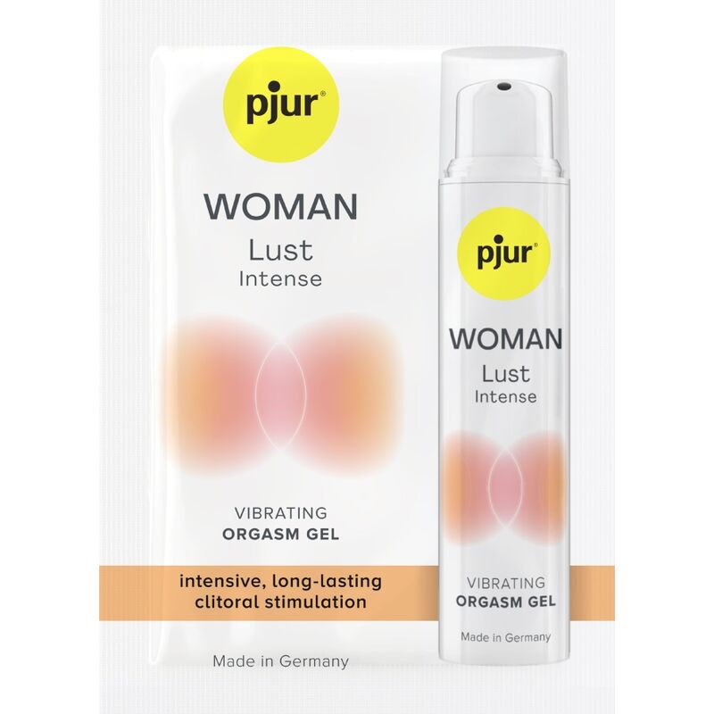 Ilhaerotica - PJUR - GEL VIBRATÓRIO INTENSO WOMAN LUST DOSE ÚNICA PARA ORGASMO 1