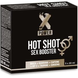 X POWER – HOT SHOT SEX BOOSTER AUMENTA LIBIDO 3 X 20 ML