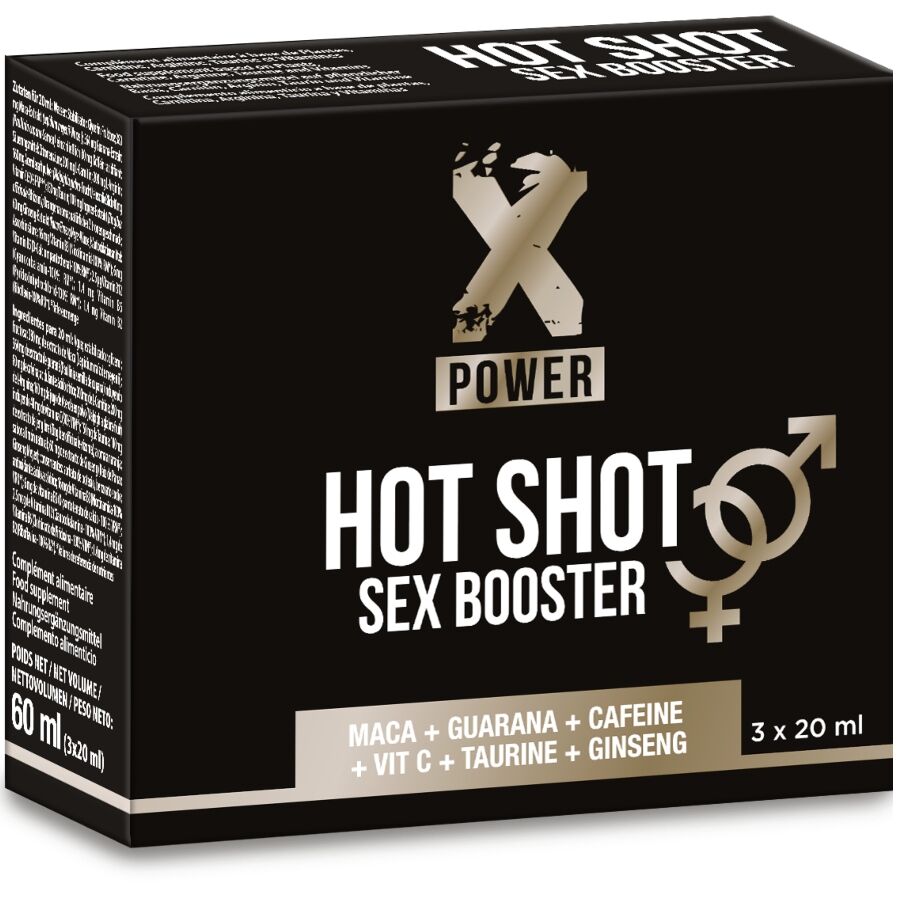 Ilhaerotica - X POWER - HOT SHOT SEX BOOSTER AUMENTA LIBIDO 3 X 20 ML