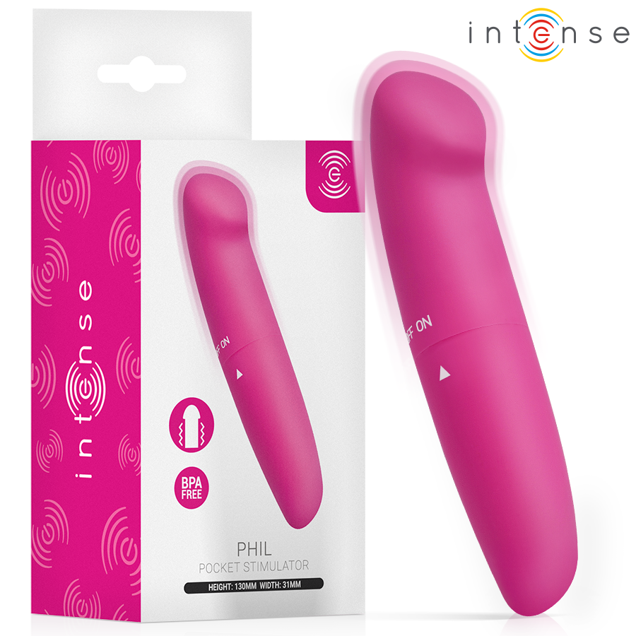 Ilhaerotica - INTENSE - VIBRADOR PHIL G-SPOT ROSA 13 CM